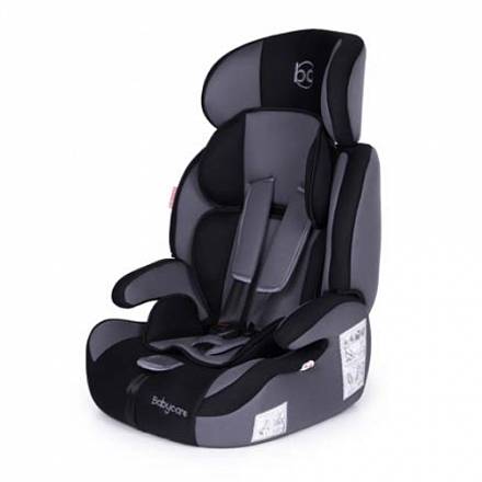 Детское автомобильное кресло Baby Care Legion группа I/II/III - 9-36кг - 1-12 лет - Черный/Серый  